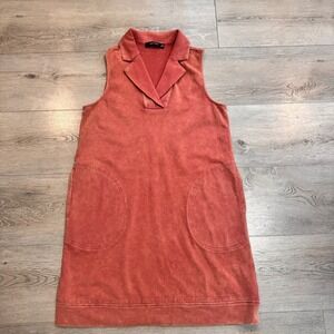 Doe & Rae Women's Sleeveless Collar Jersey‎ Mini Dress Size Small S